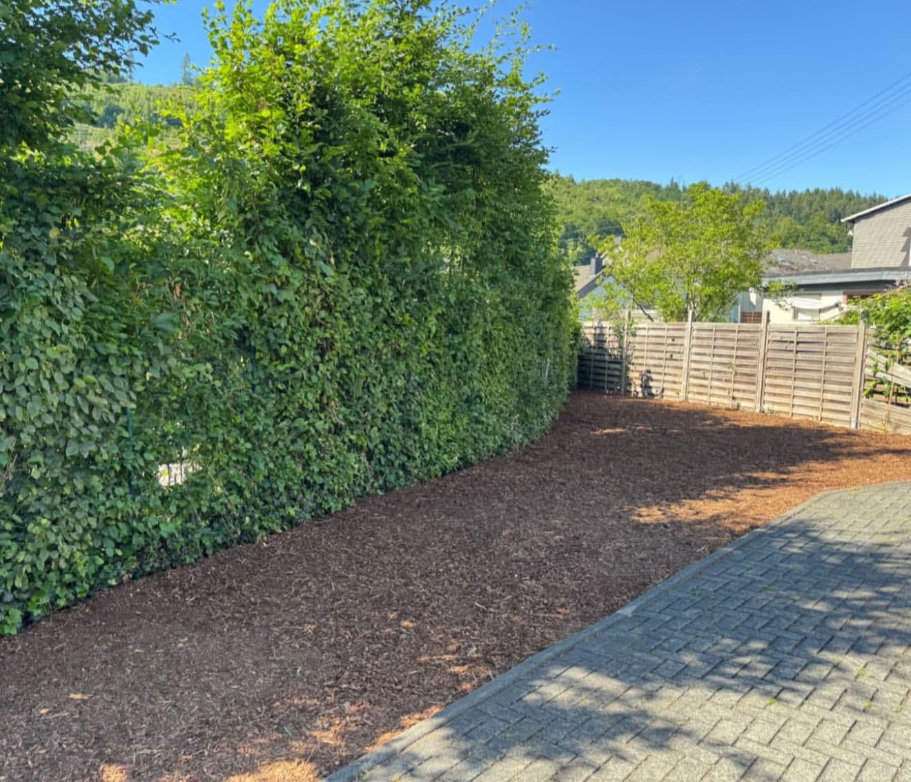 Pflasterarbeiten für Einfahrt